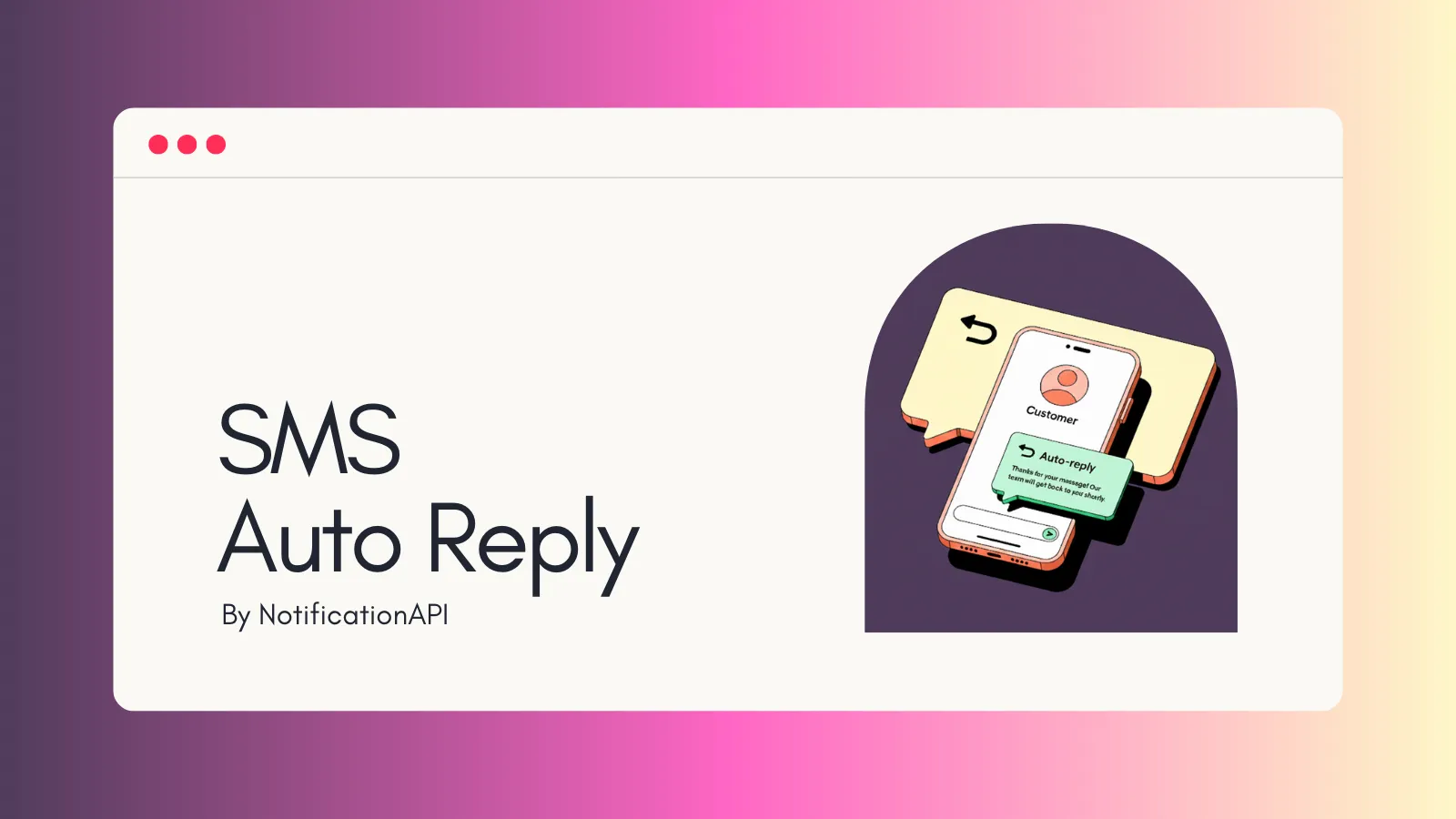 Announcing: SMS Auto-Reply