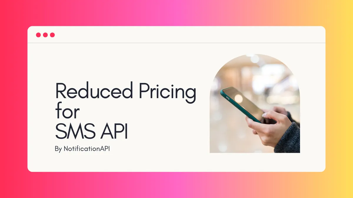 Introducing Industry-Leading SMS Pricing